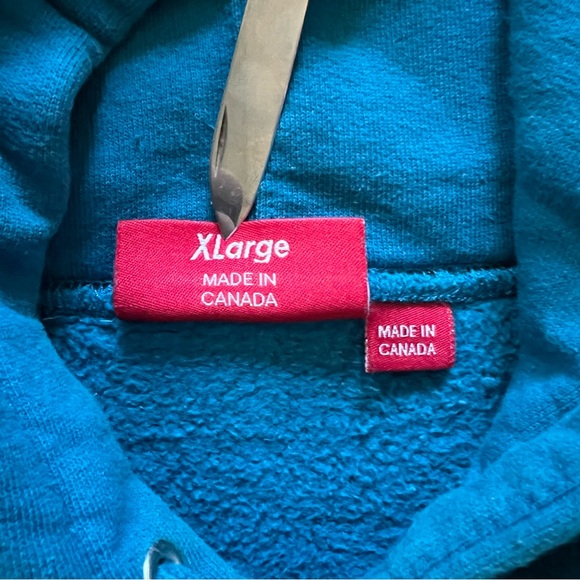 Supreme Illegal Business Hoodie SS18 Dark Aqua Size XL - Picture 3 of 6